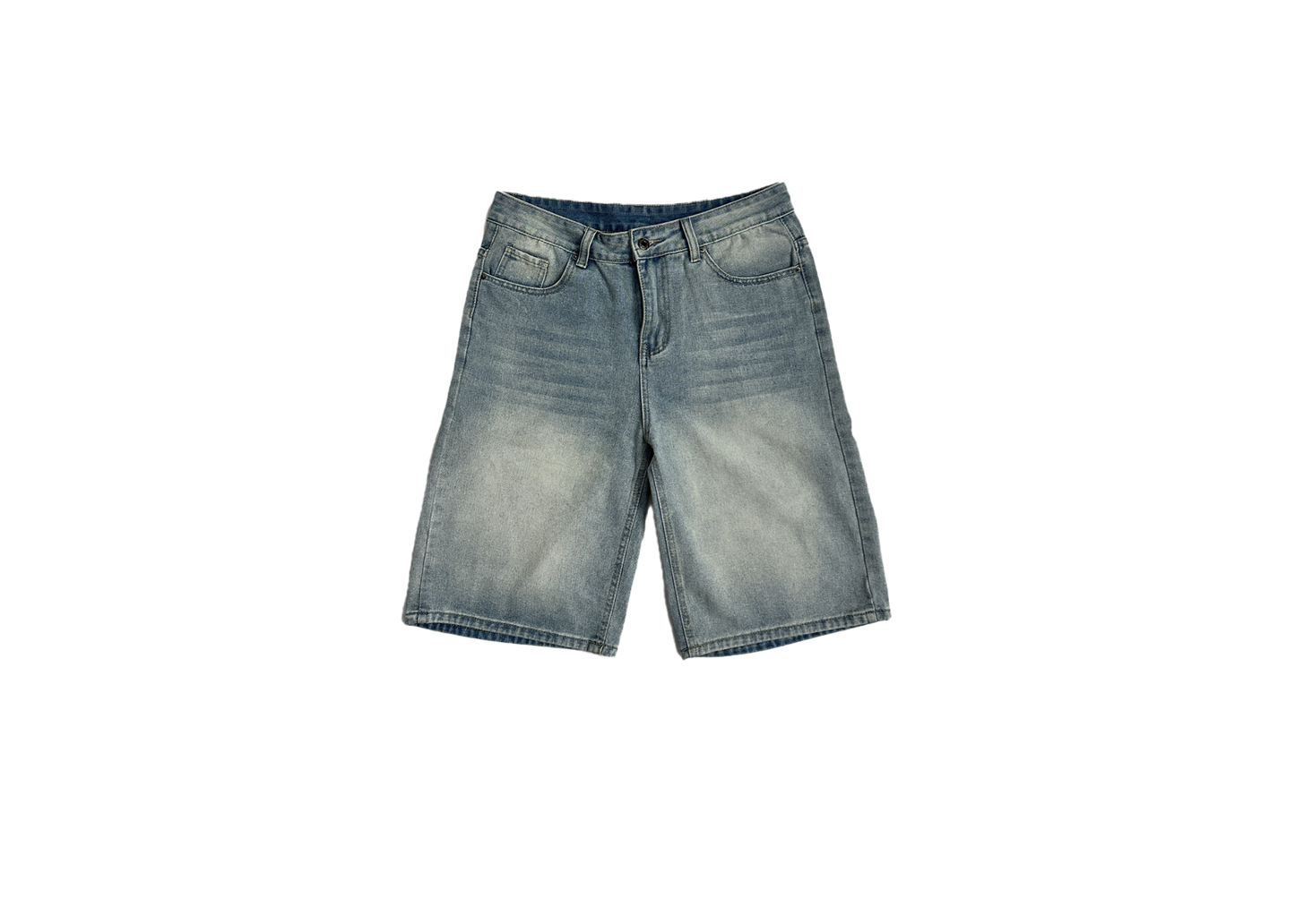 Distressed Denim Jorts