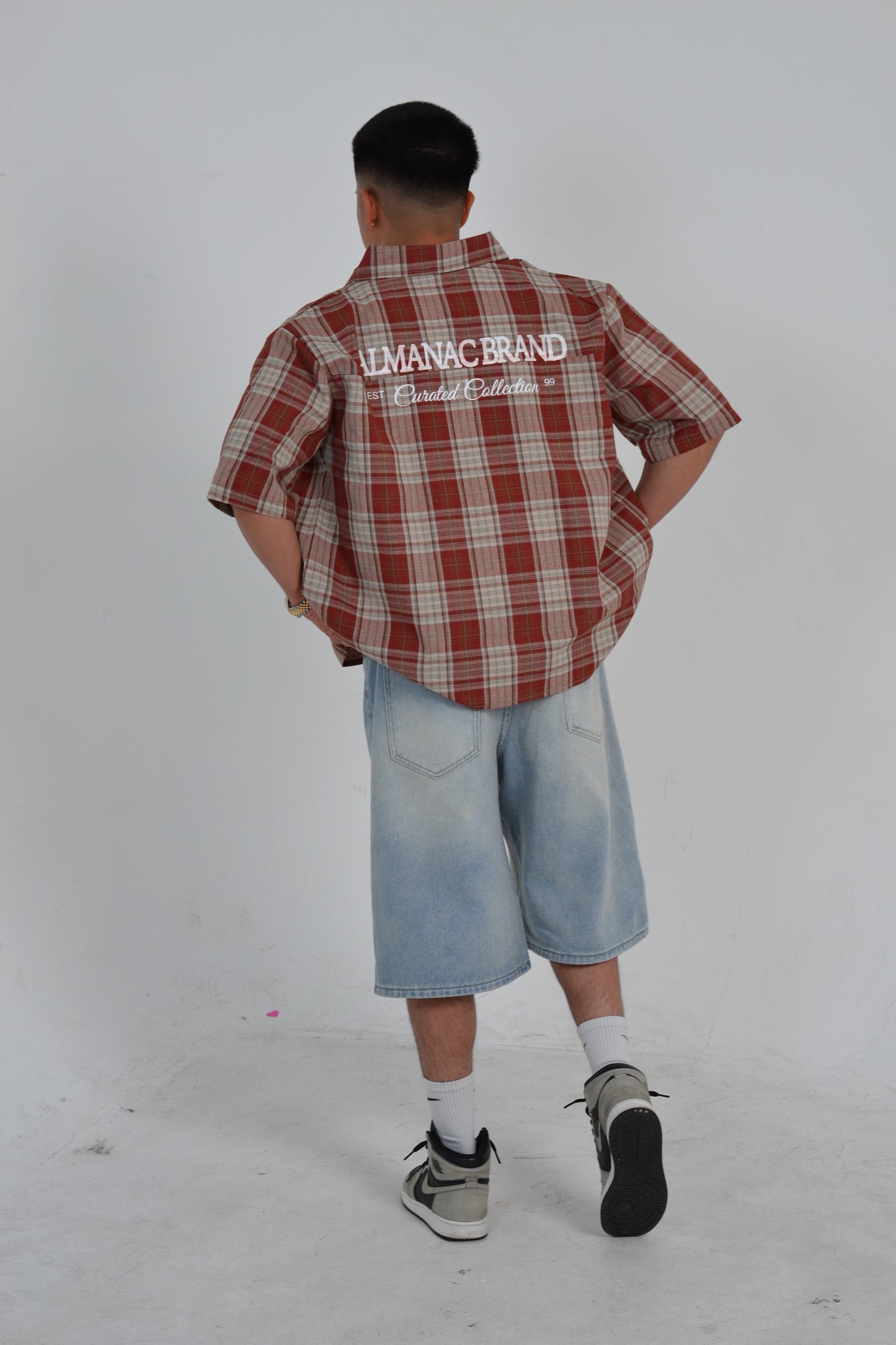 Distressed Denim Jorts