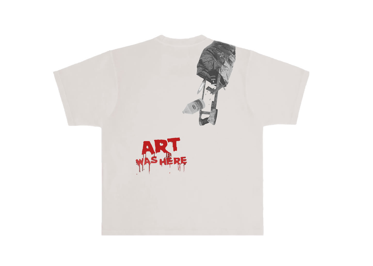 Art Was Here Tee Cream