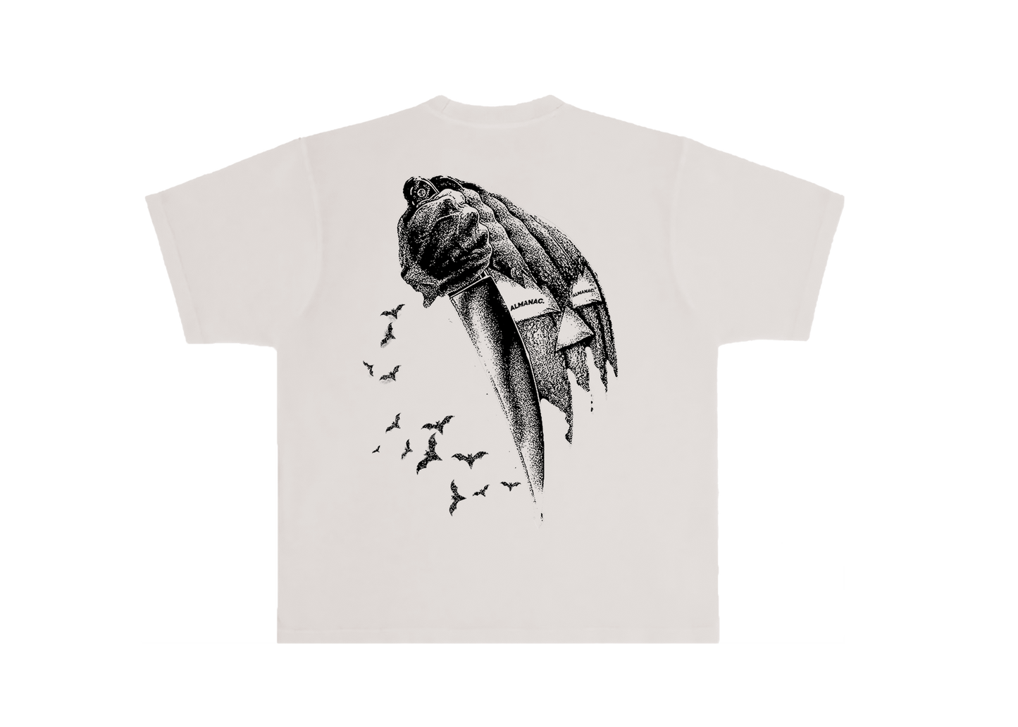 Silent Slasher Tee White