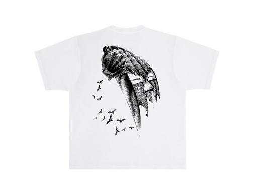 Silent Slasher Tee Cream