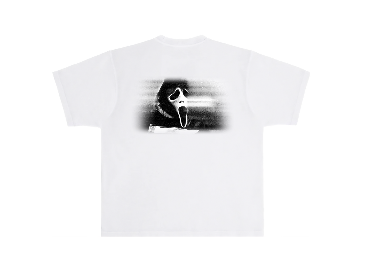 Static Slasher Tee White